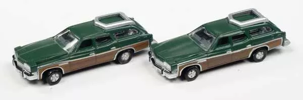Classic Metal Works 50431 N Scale 1975 Buick Estate Wagon - Verde Mist Green