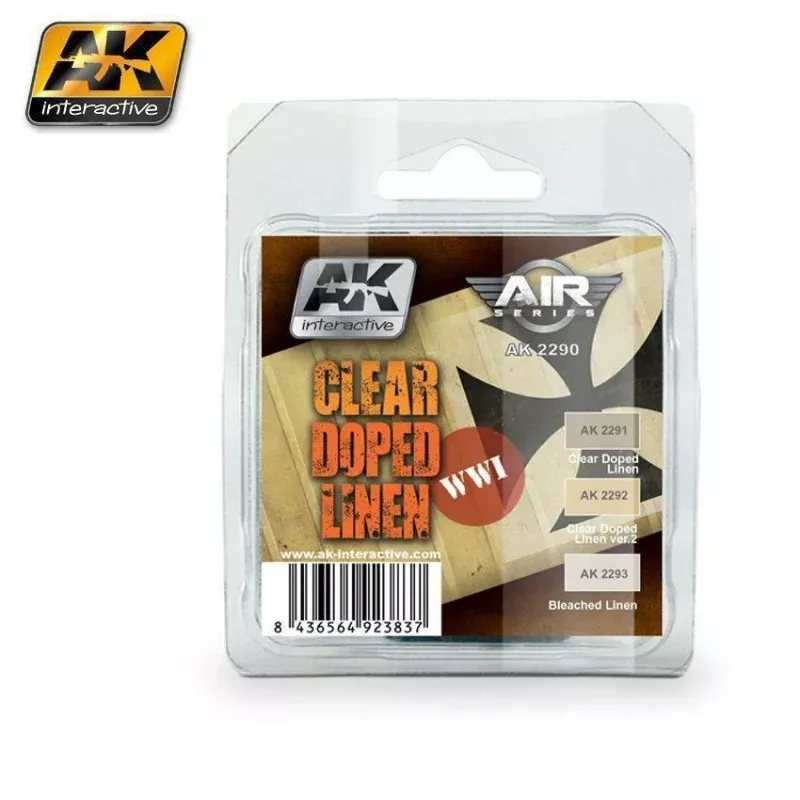 CLEAR DOPED LINEN paint set