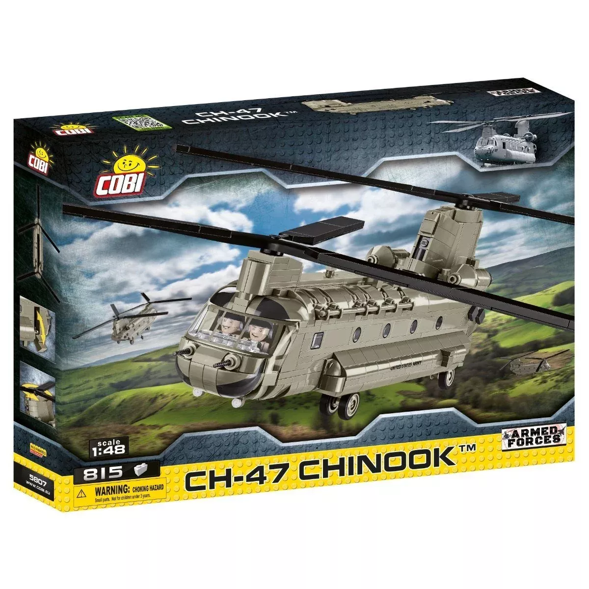 COBI 5807 1/48 CH-47 Chinook Helicopter