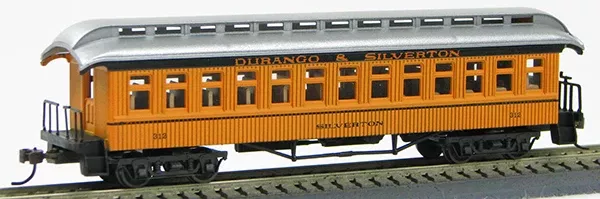 Con-Cor 01-005619 (02) HO Scale Old Time Coach Durango & Silverton "Silverton"