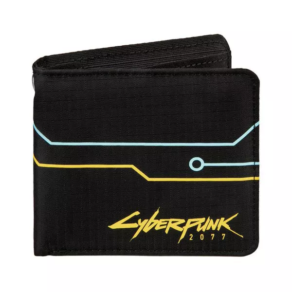 Cyberpunk 2077 Hack Bi-Fold Black Wallet