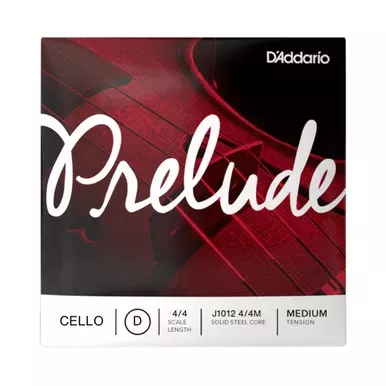 D’Addario Prelude J1012 4/4M Single D String – 4/4 Cello