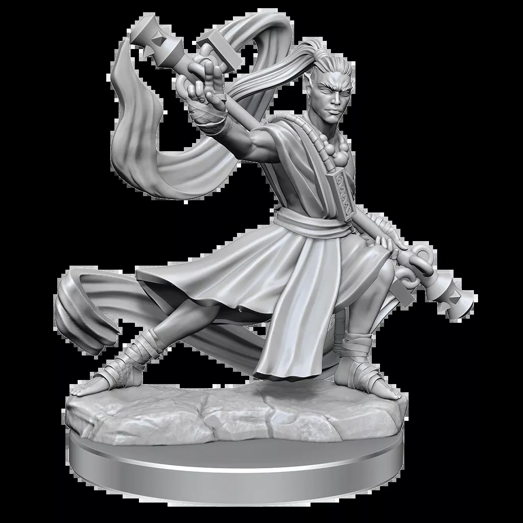 D&D: Frameworks - Elf Monk Male