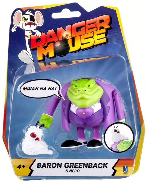 Danger Mouse Baron Greenback & Nero Action Figure