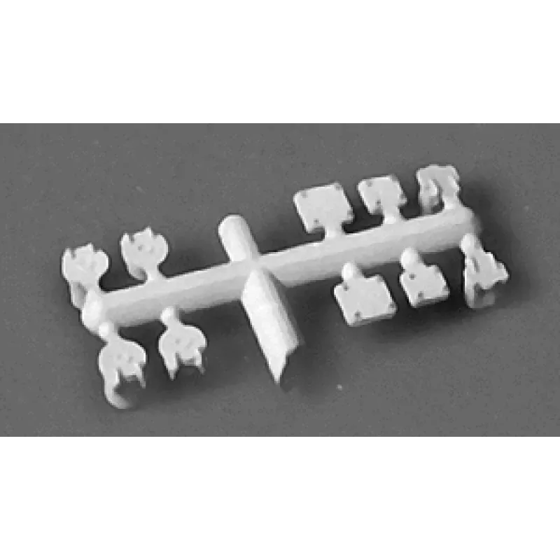 DETAIL ASSOCIATED HO - MU 1507 RECEPTACLES - 3 TYPE + 2 BLANK COVERS ( 2 )