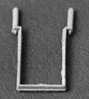 Details Associates SS-6414 HO Scale Freight Car Straight Stirrups Bottom Mount