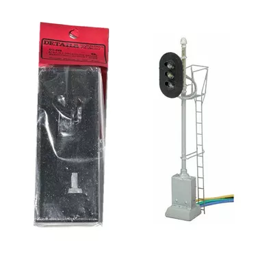 Details West SG-946 US&S R-2 Style LED Signal w/ Relay Base HO Scale