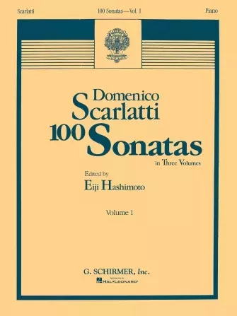 Domenico Scarlatti:100 Sonatas in Three Volumes -Volume 1, Piano Solo