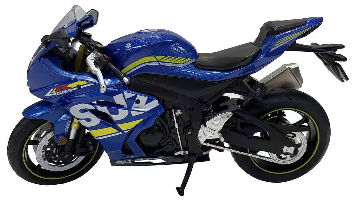 Doyusha Diecast Motorcycle 1/12 Suzuki Suzuki Gsx-R1000 Blue Finished Product