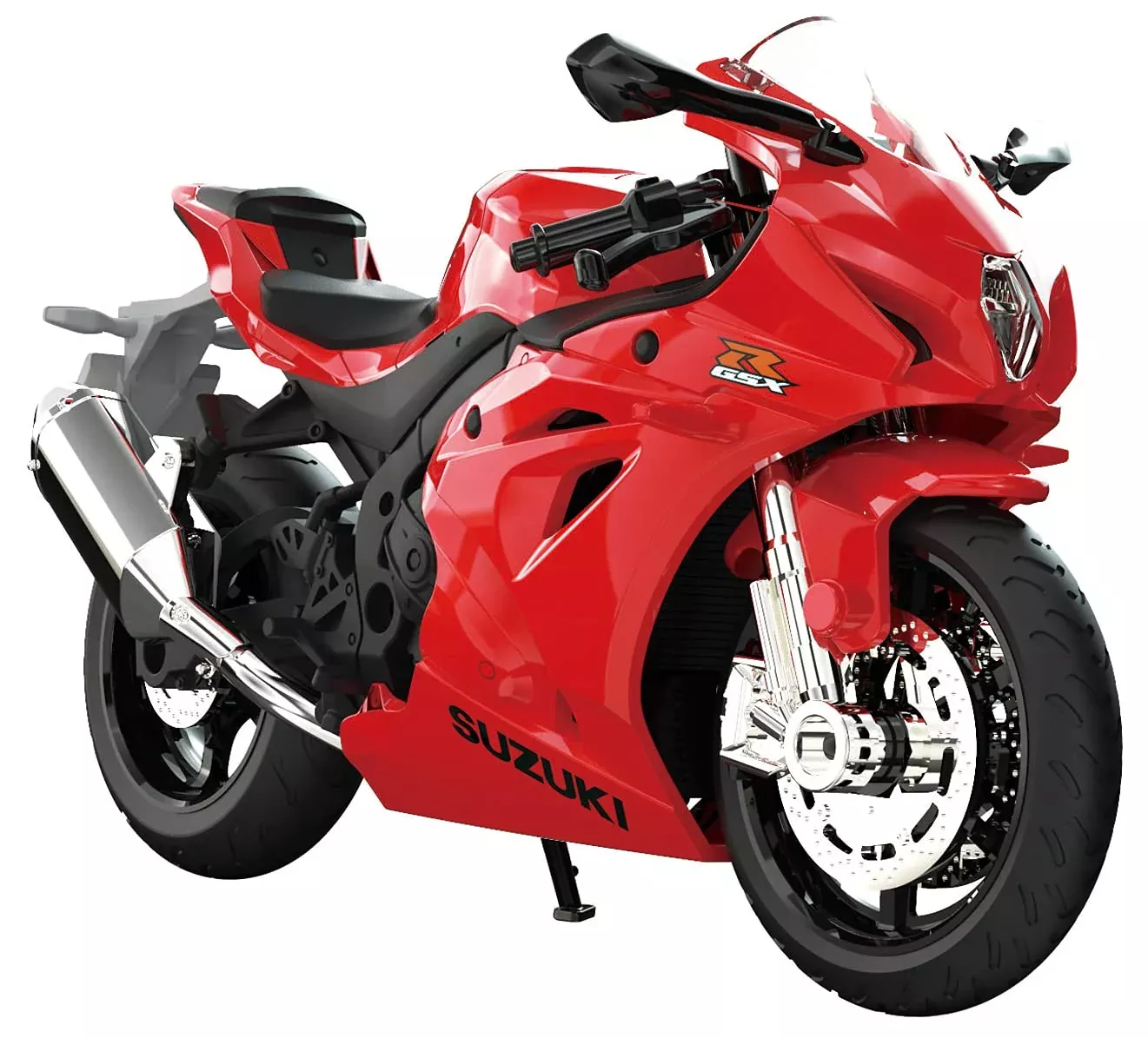 Doyusha Diecast Motorcycle 1/18 Suzuki Suzuki Gsx-R 1000 Red Finished Product Dys-67703-1