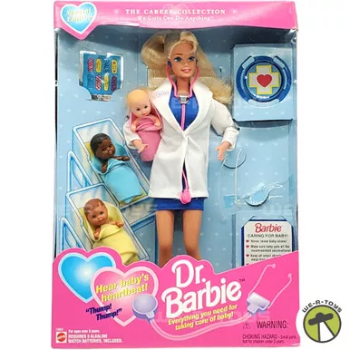 Dr. Barbie Doll with Babies Special Edition Career Collection 1995 Mattel 15803