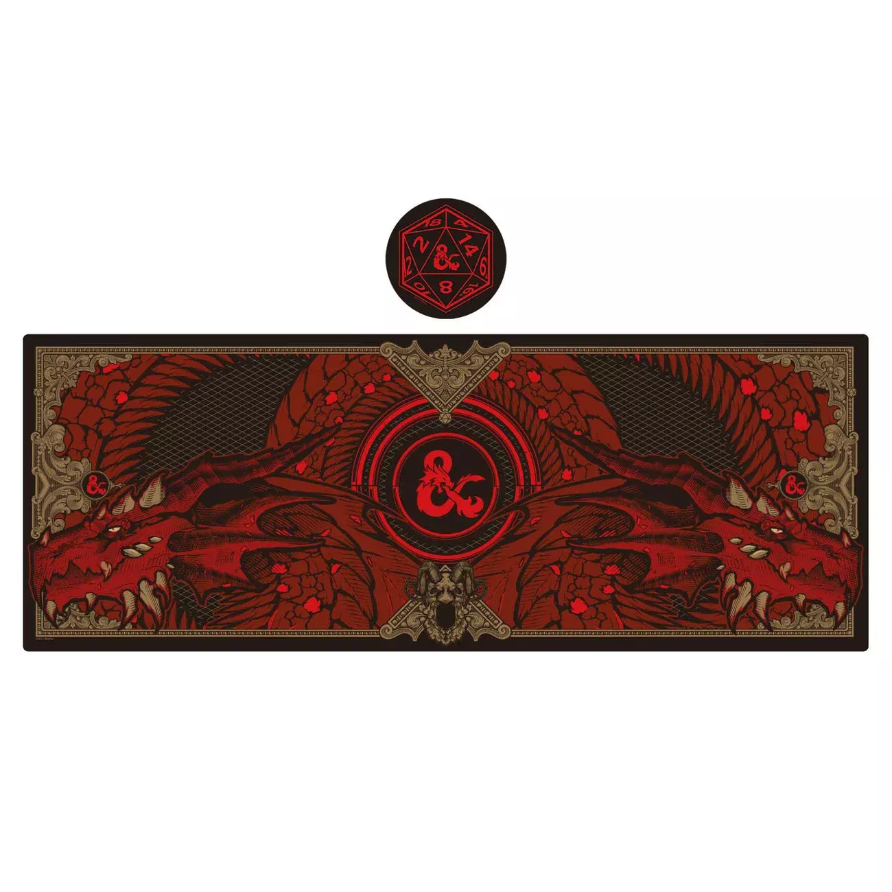 Dungeons & Dragons Desk Mat & Coaster Set