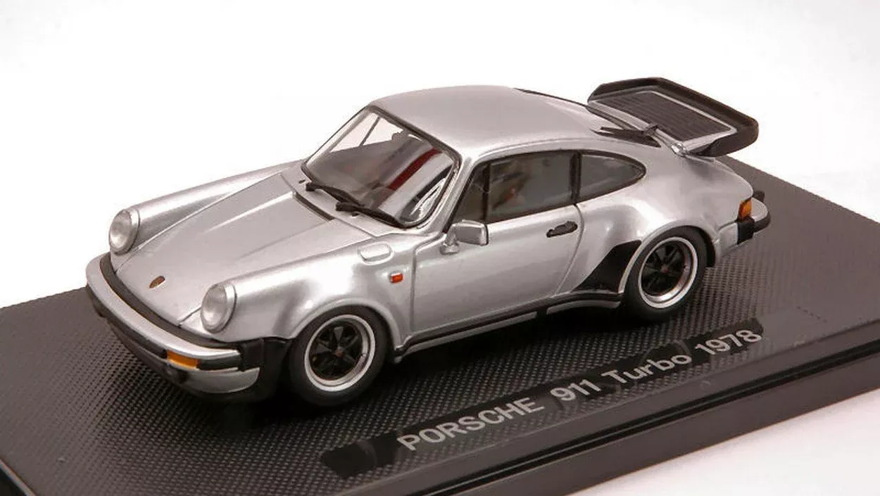 EBBRO - 44141 Porsche 911 Turbo 1978 Silver 1/43 Scale