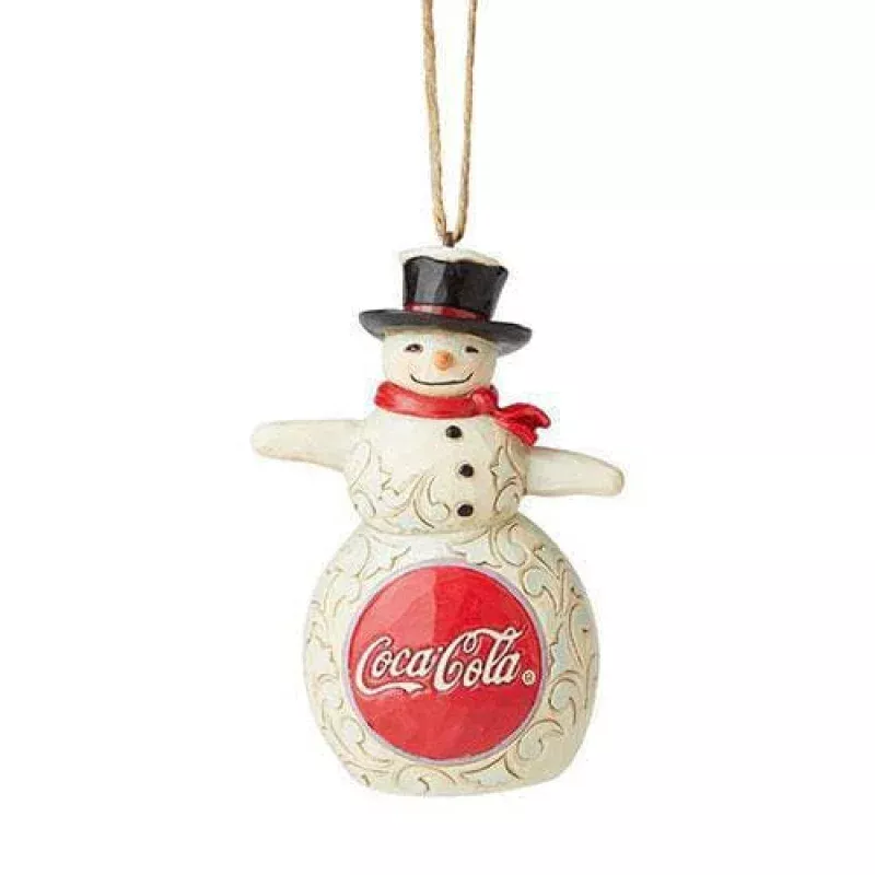 Enesco Coca-Cola Snowman Ornament by Jim Shore