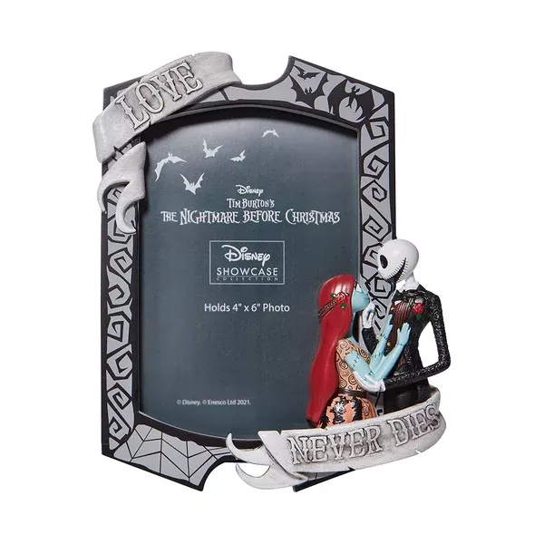 Enesco Disney Showcase Collection Jack And Sally Picture Frame Figurine