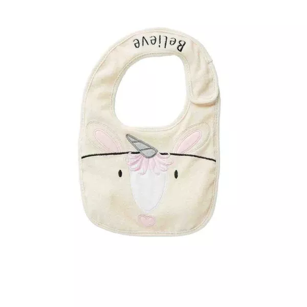 Enesco Izzy And Oliver Baby Unicorn Bib 6008269