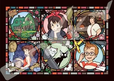 Ensky Art Crystal Jigsaw Puzzle 208-Ac38 Kikis Delivery Ghibli (208 Pieces) 3D Puzzle