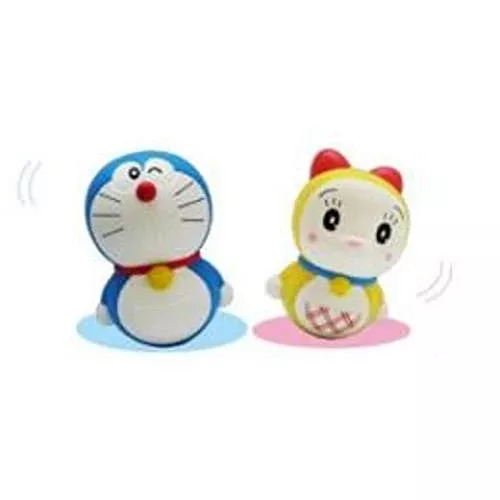 ENSKY Doraemon And Dorami Japanese Tumbler Doll