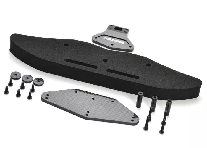 Exotek Racing 2003 Front Bumper Set Alloy CF And Foam Associated B6 Series