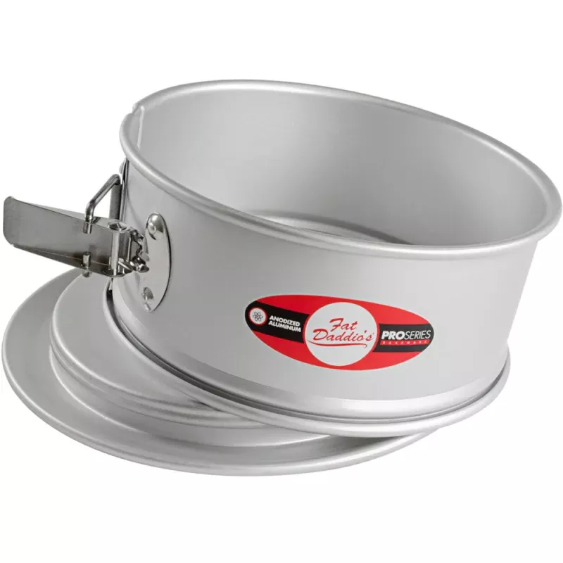 Fat Daddio, Anodized Aluminum, Springform Cake Pan, 8 x 3 (PSF-83)