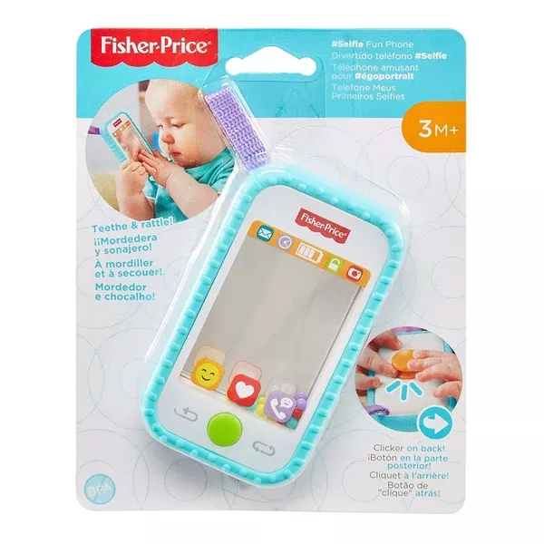 Fisher Price Selfie Fun Phone Teether And Rattle