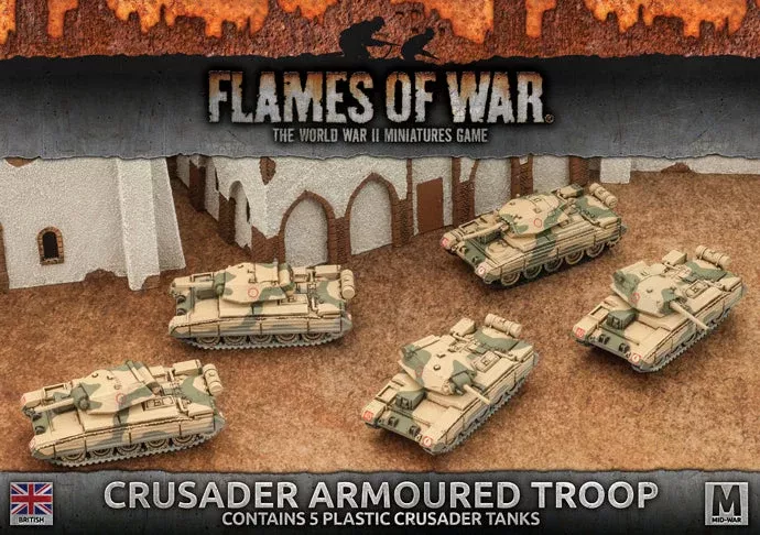 Flames of War: British Crusader Armoured Troop (Mid War)