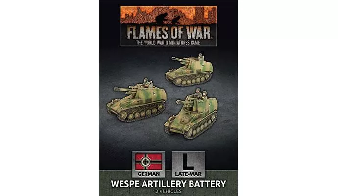 Flames of War: German Wespe Artillery Battery (Late War)