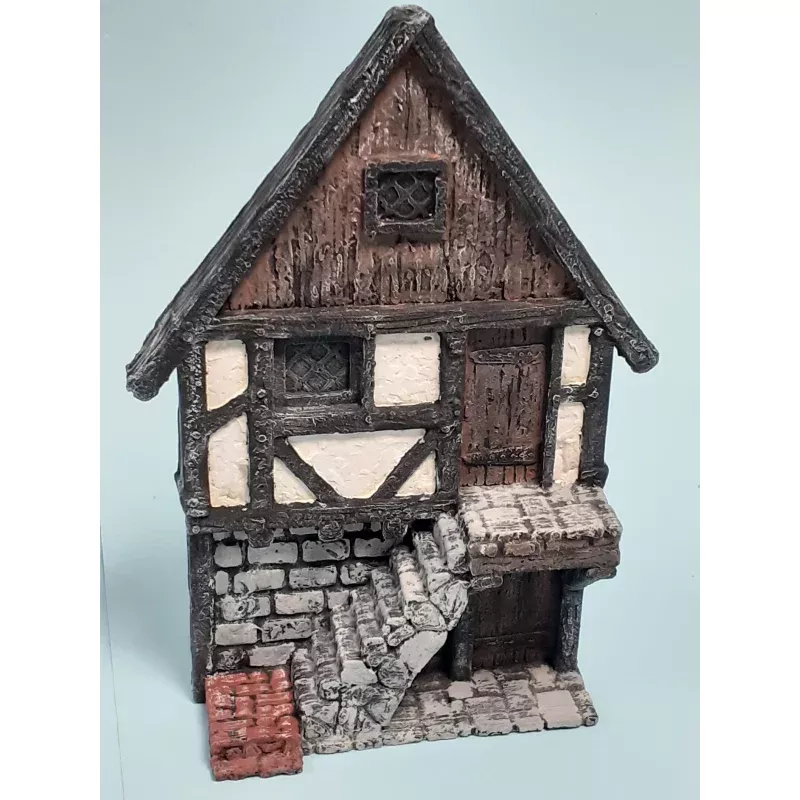 FoG Models 1/35 Medieval European house front faced model kit