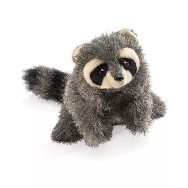 Folkmanis Baby Raccoon Puppet Plush Figure
