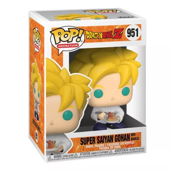 Funko Dragon Ball Z POP Super Saiyan Gohan With Noodles Vinyl Figure
