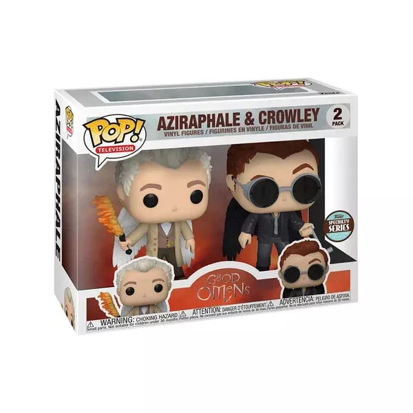Funko Good Omens POP Aziraphale Crowley Vinyl Figure Set