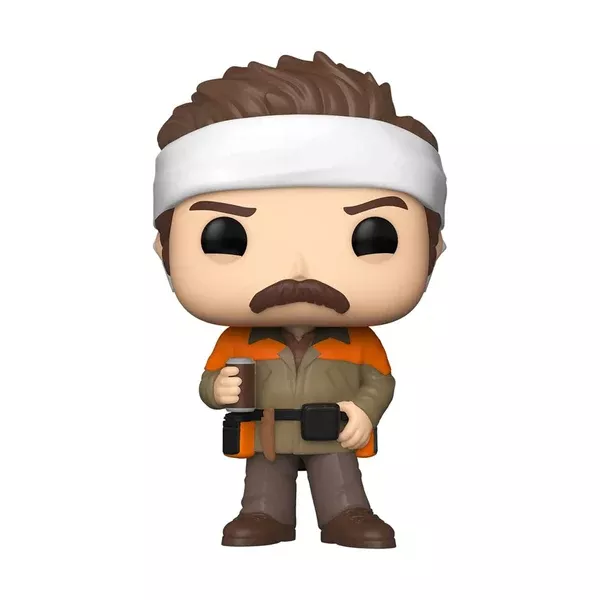 Funko Parks And Rec POP Hunter Ron Vinyl Figure CHASE VERSION