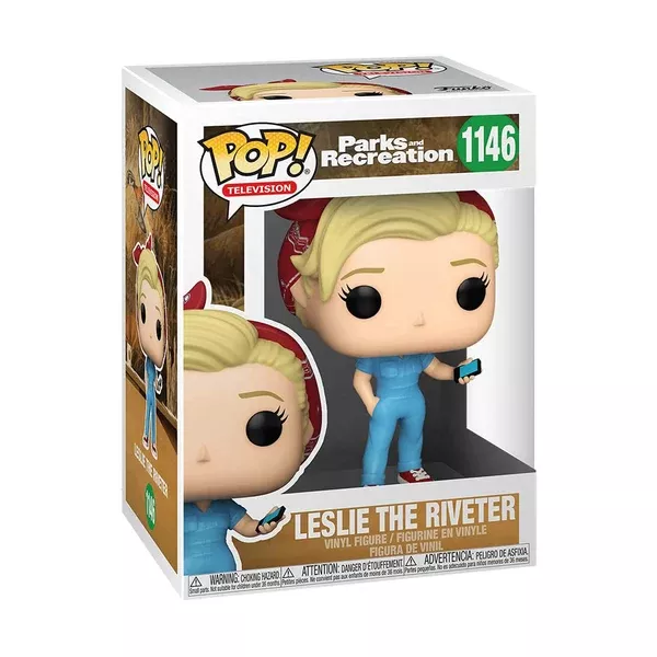 Funko Parks And Recreation POP Leslie The Riveter Vinyl Figure