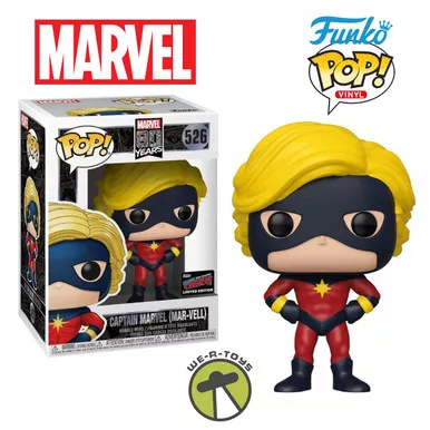 Funko Pop! 526 Marvel 80 Years 1st Appearance Captain Marvel Mar-Vell Bobblehead