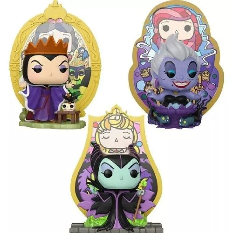 Funko Pop! Disney Villains Stained Glass Deluxe Vinyl Figures - Select Figure(s)