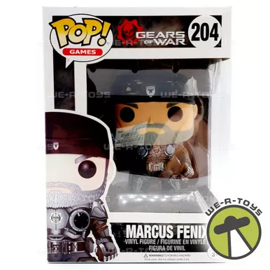 Funko Pop! Games 204 Gears of War Marcus Fenix Collectible Vinyl Figure NEW