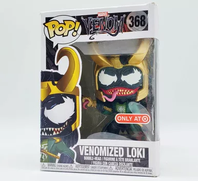 Funko Pop! Marvel Venomized Loki No. 368 Target Exclusive Bobble-Head NEW