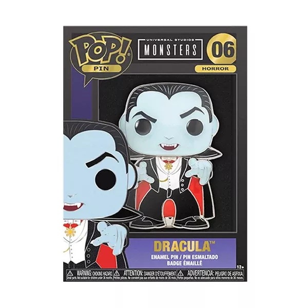 Funko Universal Monsters Pop Pin Dracula Figure