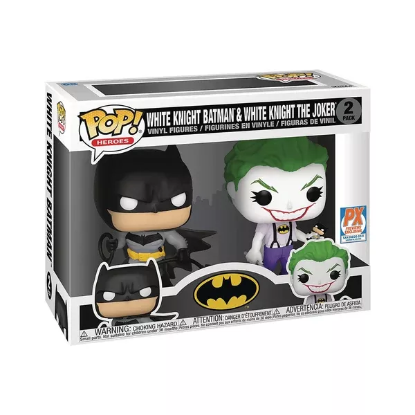 Funko White Knight POP Batman And The Joker Vinyl Figure PX Exclusive