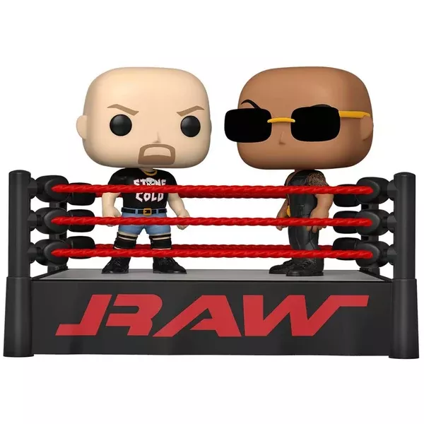 Funko WWE POP Moments Stone Cold Steve Austin The Rock Set