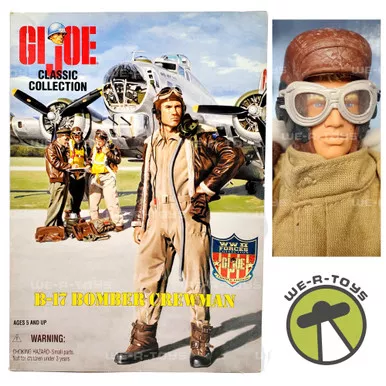 G.I. Joe Classic Collection WWII Forces B-17 Bomber Crewman Figure Blond NRFB