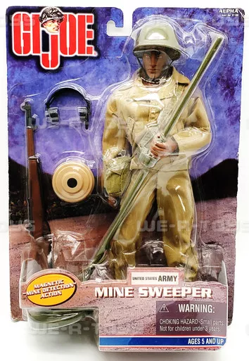 G.I. Joe Mine Sweeper Action Figure African American Hasbro 1999 No. 81583 NRFB