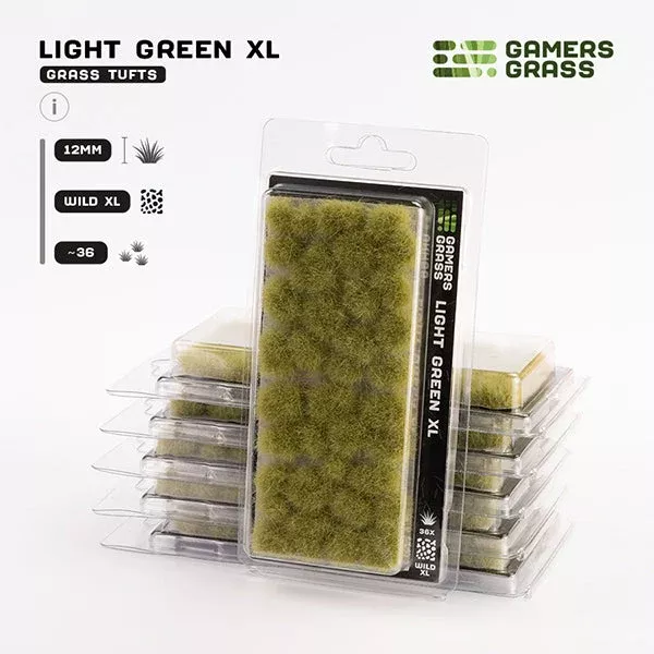 Gamers Grass Tufts: Light Green XL 12mm- Wild XL