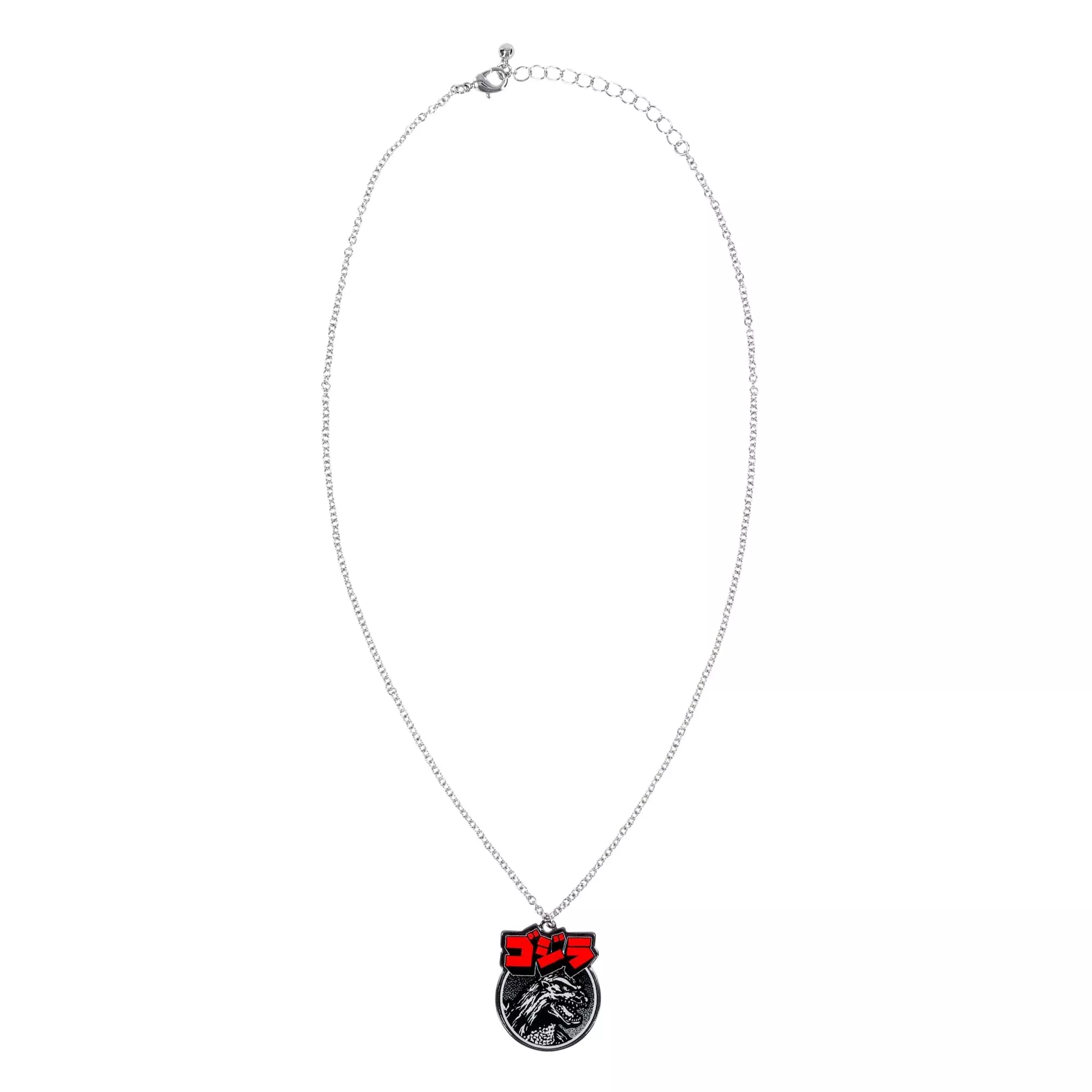 Godzilla Silver Pendant Necklace