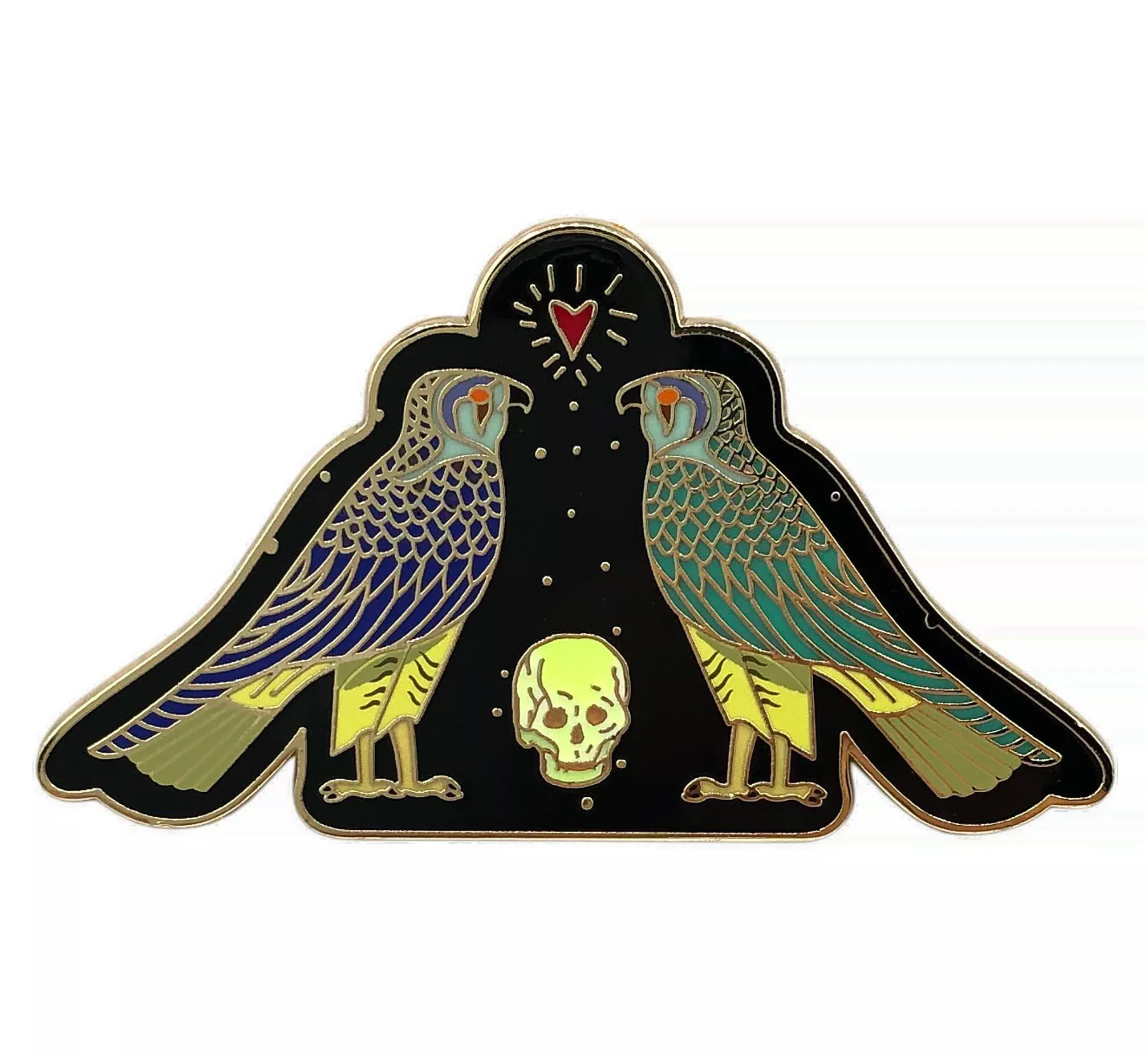 Gothic Queen - Falcon (GITD)Pin