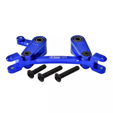 GPM Aluminum 7075 Alloy Steering Assembly Blue for 1/10 Granite/Big Rock/Senton