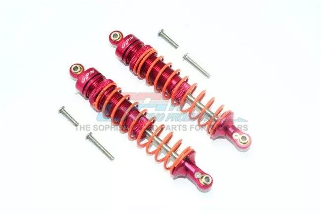 GPM ALUMINUM FRONT HEAVY-DUTY Shokcs 102mm Arrma Arrma Senton Bigrock Typhon RED