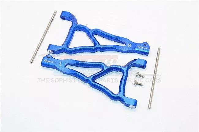 GPM ALUMINUM FRONT UPPER SUSPENSION ARM TRAXXAS E-REVO REVO SUMMIT BLUE