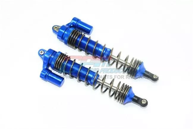 GPM ALUMINUM REAR L-SHAPE SPRING DAMPER (139MM) TRAXXAS UNLIMITED DESERT BLUE