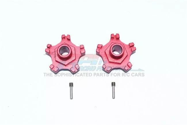 GPM ALUMINUM WHEEL HEX (+6MM) Arrma Infraction Limitless Mojave Senton RED